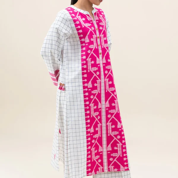 3 PIECE EMBROIDERED COMPOSED JACQUARD SUIT (PRET)