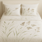 Nishat King size Bed Sheet with two pillows - Image 4
