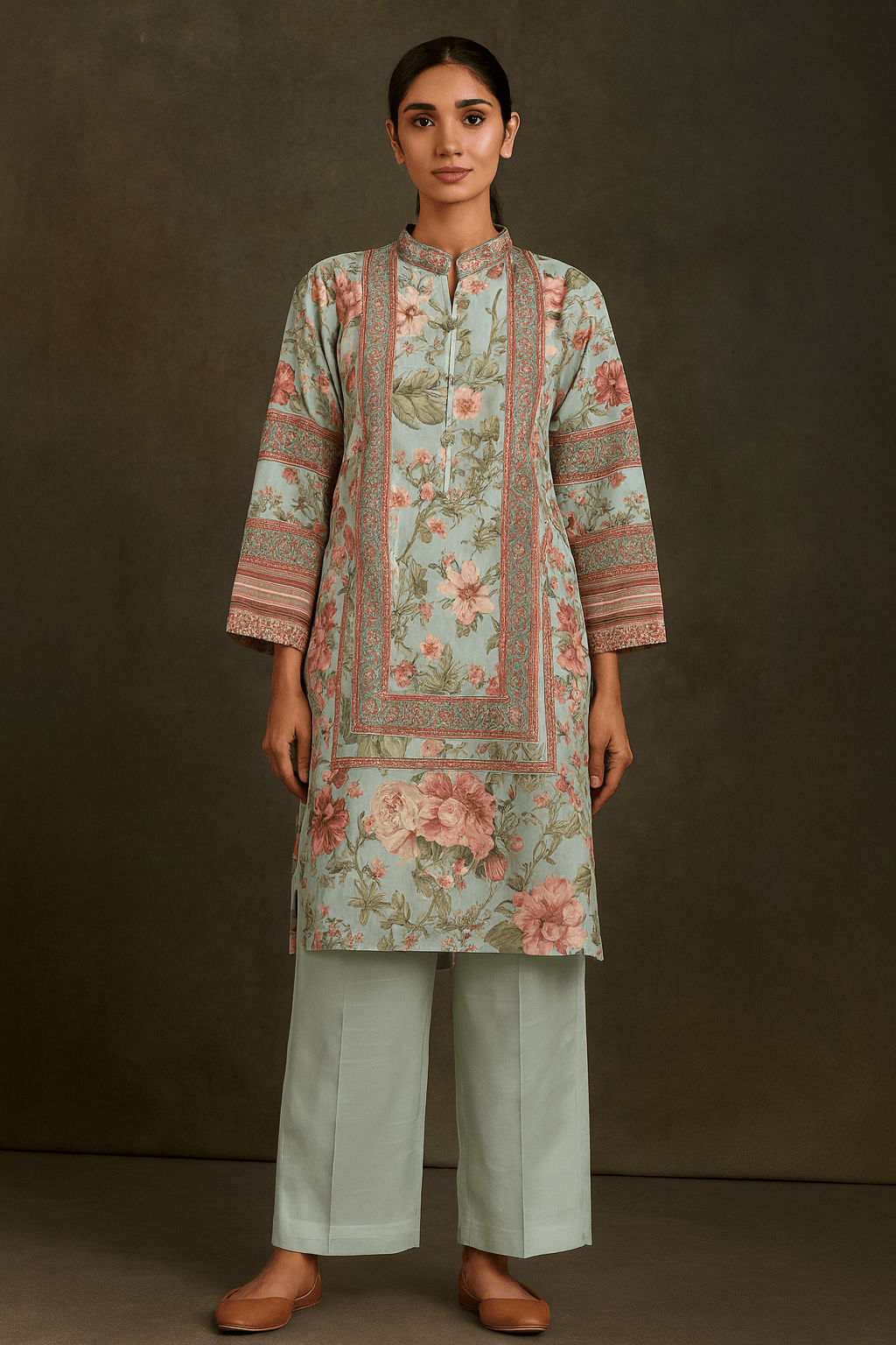 Image Sep 27, 2025, 10_23_10 AM-min 🌸 Sapphire 2-Piece Silk Suit 🌸 - Image 1