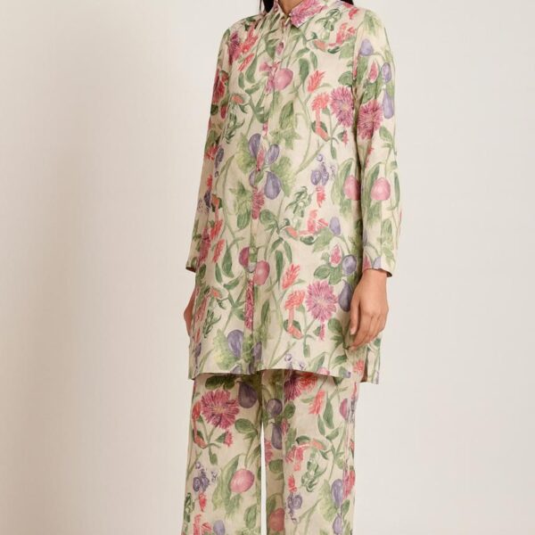 Two Piece Dress Fabric Silk