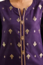 Cotton Jacquard Stitched 2 Piece (Shirt/Trouser) - Image 3