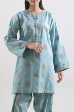 Cotton Jacquard Stitched 2 Piece (Shirt/Trouser) - Image 3