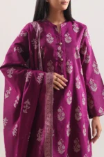 Cotton Jacquard Stitched 3 Piece - Image 2