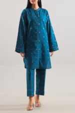 Cotton Jacquard Stitched 2 Piece (Shirt/Trouser)